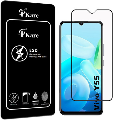 iKare Edge To Edge Tempered Glass for VIVO Y55(Pack of 1)