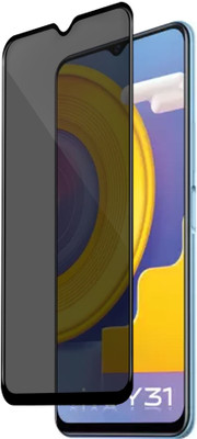 AuraX Edge To Edge Tempered Glass for vivo Y31(Pack of 1)