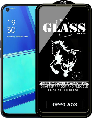 Rofix star Edge To Edge Tempered Glass for OPPO A52(Pack of 1)