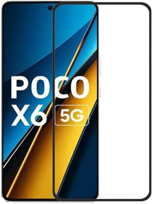 NEXZONE Edge To Edge Tempered Glass for POCO X6 5G(Pack of 1)