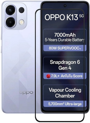 Flipkart SmartBuy Edge To Edge Tempered Glass for OPPO K13 5G(Pack of 1)