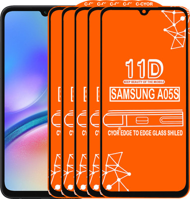 CYOR Edge To Edge Tempered Glass for SAMSUNG A05S(Pack of 5)