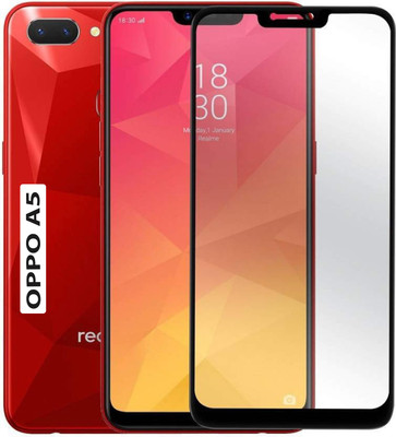 iCopertina Edge To Edge Tempered Glass for Oppo A5(Pack of 1)