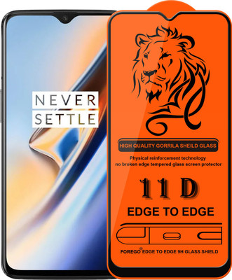 Forego Edge To Edge Tempered Glass for OnePlus 6T(Pack of 1)