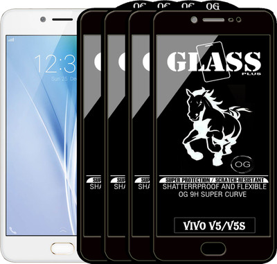PFOAM Edge To Edge Tempered Glass for VIVO V5S(Pack of 4)
