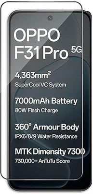 GDBUY Edge To Edge Tempered Glass for OPPO F31 Pro 5G(Pack of 1)