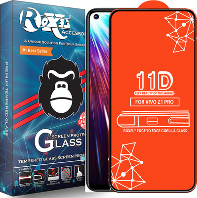 Roxel Edge To Edge Tempered Glass for Vivo Z1 Pro(Pack of 1)