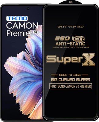 Qyist Edge To Edge Tempered Glass for TECNO CAMON 20 PREMIER(Pack of 1)