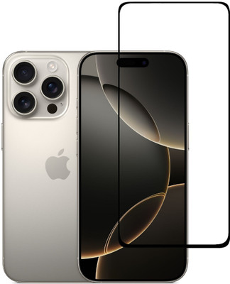 GLOBAL NOMAD Edge To Edge Tempered Glass for Apple iPhone 16 Pro Max(Pack of 1)