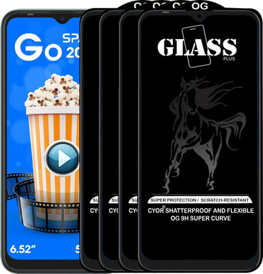CYOR Edge To Edge Tempered Glass for SPARK GO 2022(Pack of 4)