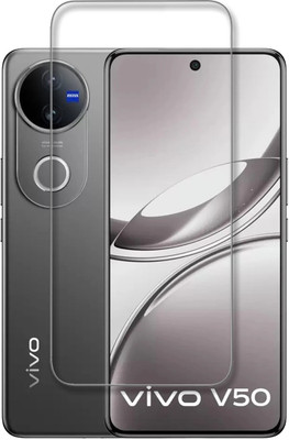 INFINITYWORLD Edge To Edge Tempered Glass for Vivo V50 5G, vivo V50 5G(Pack of 1)