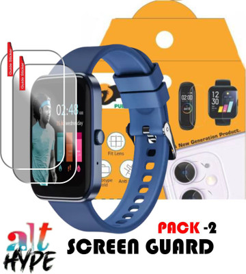 FINCH Edge To Edge Tempered Glass for alt Hype smartwatch(Pack of 2)