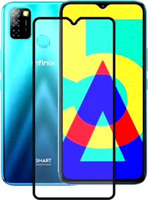 slaky Edge To Edge Tempered Glass for Infinix Smart 5A(Pack of 1)