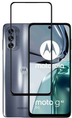 ROYALBASE Edge To Edge Tempered Glass for MOTOROLA G62 5G,MOTO G62 5G ,MOTOROLA MOTO G62 5G(Pack of 1)