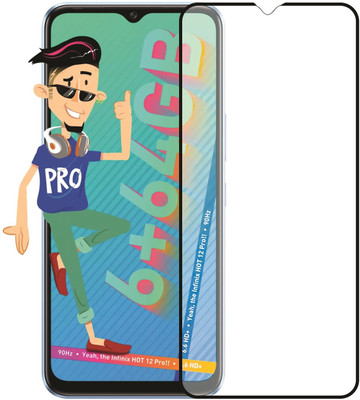 GLOBAL NOMAD Edge To Edge Tempered Glass for Infinix Hot 12 Pro(Pack of 1)