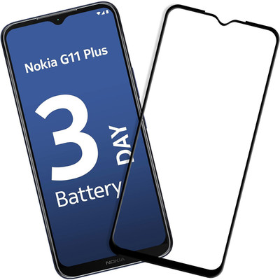 Knotyy Edge To Edge Tempered Glass for Nokia G11 Plus(Pack of 1)