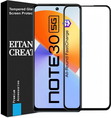 EITANSHA CREATION Edge To Edge Tempered Glass for Infinix Note 30 5G, Infinix Hot 11S, Infinix Hot 20S, Infinix Hot 30, Infinix Note 30(Pack of 1)
