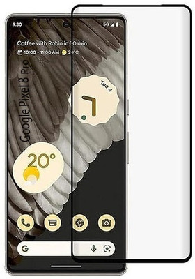 S-Gripline Edge To Edge Tempered Glass for Google Pixel 8 Pro, Premium Edge to Edge, HD & Built-In 9H Hardness Screen(Pack of 1)