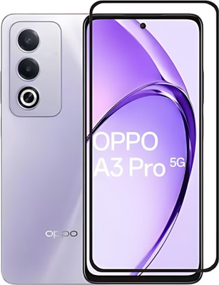 Techforce Edge To Edge Tempered Glass for OPPO A3 PRO 5G, Realme C65 5G, Realme C67 5G, Vivo Y58 5G(Pack of 1)