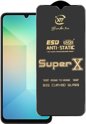 SM Styles Edge To Edge Tempered Glass for Samsung Galaxy M06 5g(Pack of 1)
