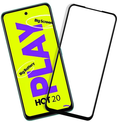 9H Edge To Edge Tempered Glass for Infinix HOT 20 Play ( 9H Hardness)(Pack of 1)