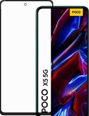 Dainty TECH Edge To Edge Tempered Glass for POCO X5 5G(Pack of 1)
