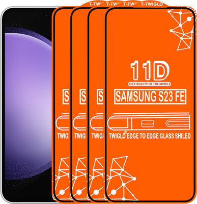 TWIGLO Edge To Edge Tempered Glass for SAMSUNG S23 FE(Pack of 4)