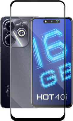 Flipkart SmartBuy Edge To Edge Tempered Glass for Infinix HOT 40i(Pack of 1)