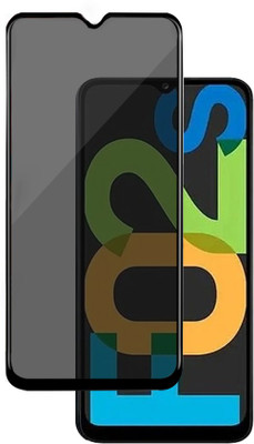 HUPSHY Edge To Edge Tempered Glass for SAMSUNG Galaxy F02s(Pack of 1)