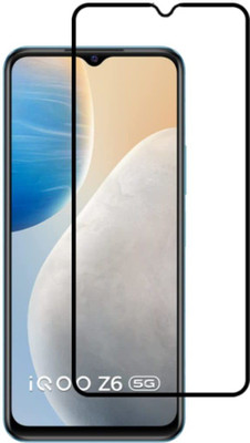 O2MG Edge To Edge Tempered Glass for IQOO Z6 5G(Pack of 1)