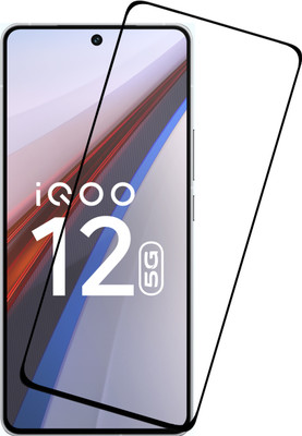 Kartuce Edge To Edge Tempered Glass for IQOO 12 5G(Pack of 1)
