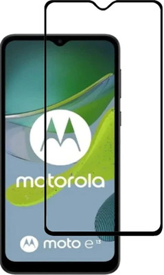 SRT Edge To Edge Tempered Glass for Motorola E13(Pack of 1)