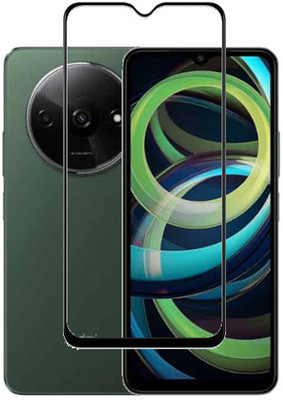 AARERED Edge To Edge Tempered Glass for POCO C61, Poco C61(Pack of 1)