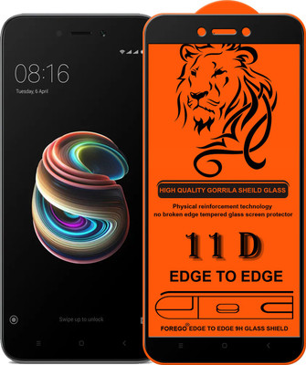Forego Edge To Edge Tempered Glass for Mi Redmi 5A(Pack of 1)