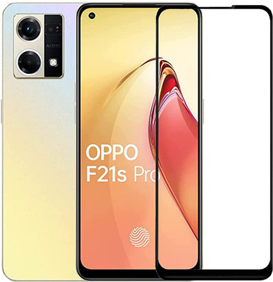 VDAT Edge To Edge Tempered Glass for OPPO F21S PRO(Pack of 1)