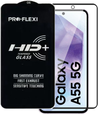 SM Styles Edge To Edge Tempered Glass for Samsung Galaxy A55 5G/Samsung A55 5G(Pack of 1)