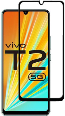 SB Son Edge To Edge Tempered Glass for Vivo T2 5G(Pack of 1)