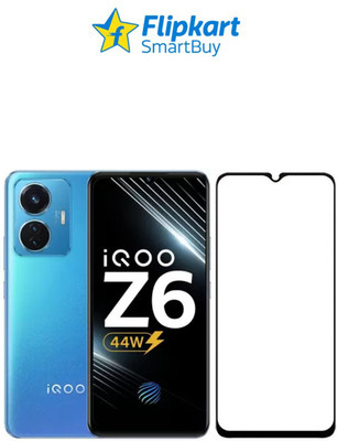 Flipkart SmartBuy Edge To Edge Tempered Glass for IQOO Z6 44W(Pack of 1)