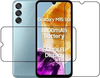 ARMORX Edge To Edge Screen Guard for Samsung Galaxy M15 smart mobile Plastic And Fiber Impossible tempered glass Samsung Galaxy M15(Pack of 1)