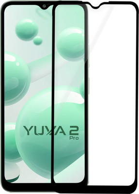 HUPSHY Edge To Edge Tempered Glass for LAVA Yuva 2 Pro(Pack of 1)