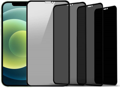 PUNAK Edge To Edge Tempered Glass for Apple iPhone 12 Pro Max(Pack of 2)