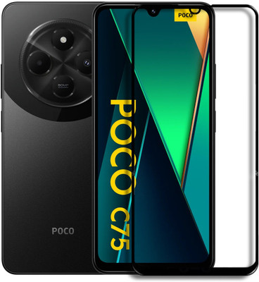ROYALBASE Edge To Edge Tempered Glass for Poco C75(Pack of 1)