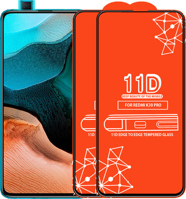 Qyist Edge To Edge Tempered Glass for Redmi K30 Pro(Pack of 2)