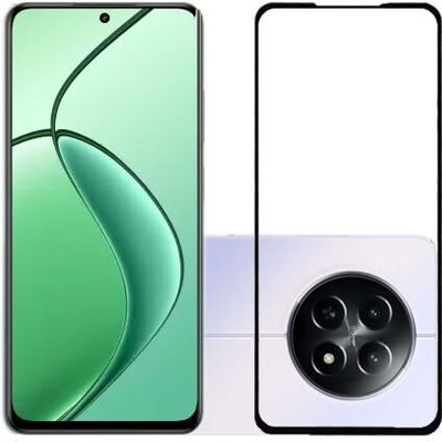 VISHZONE Edge To Edge Tempered Glass for realme 12x 5G(Pack of 1)