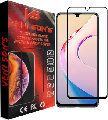 VENI SON'S Edge To Edge Tempered Glass for Tecno Spark 8i/8C(Pack of 1)