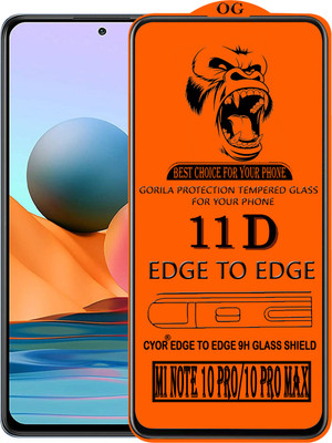 CYOR Edge To Edge Tempered Glass for REDMI NOTE 10 PRO MAX(Pack of 1)