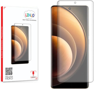 LINLO Edge To Edge Tempered Glass for Vivo X100(Pack of 1)