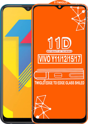 TWIGLO Edge To Edge Tempered Glass for VIVO Y17(Pack of 1)