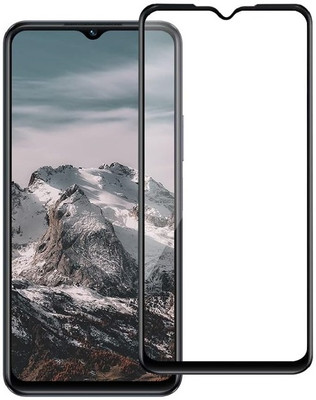 ChutPutMart Edge To Edge Tempered Glass for Screen Protector Full HD Vivo T1X(Pack of 1)