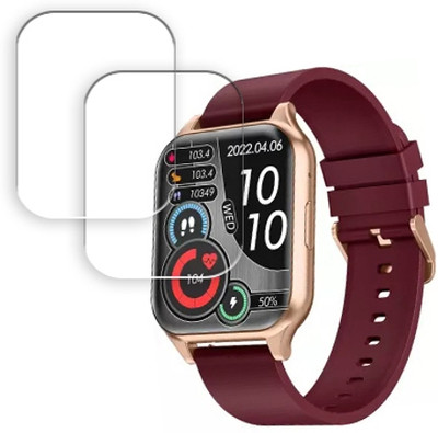 SOMTONE Edge To Edge Tempered Glass for Gizmore GLOW Z 1.78 inch SMARTWATCH SCREEN GUARD(Pack of 2)